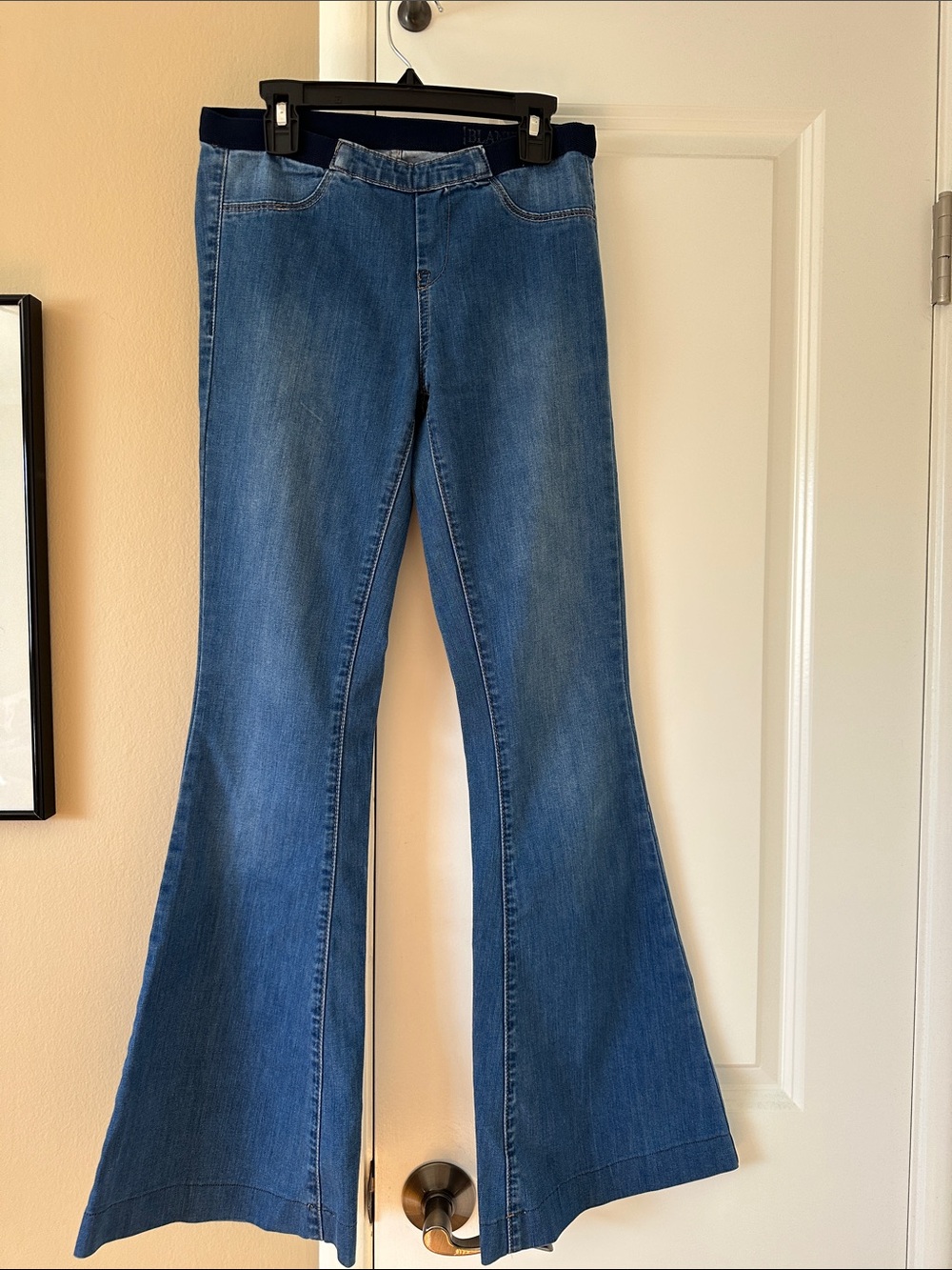 Blank NYC Medium Blue High-Rise Flare Jeans